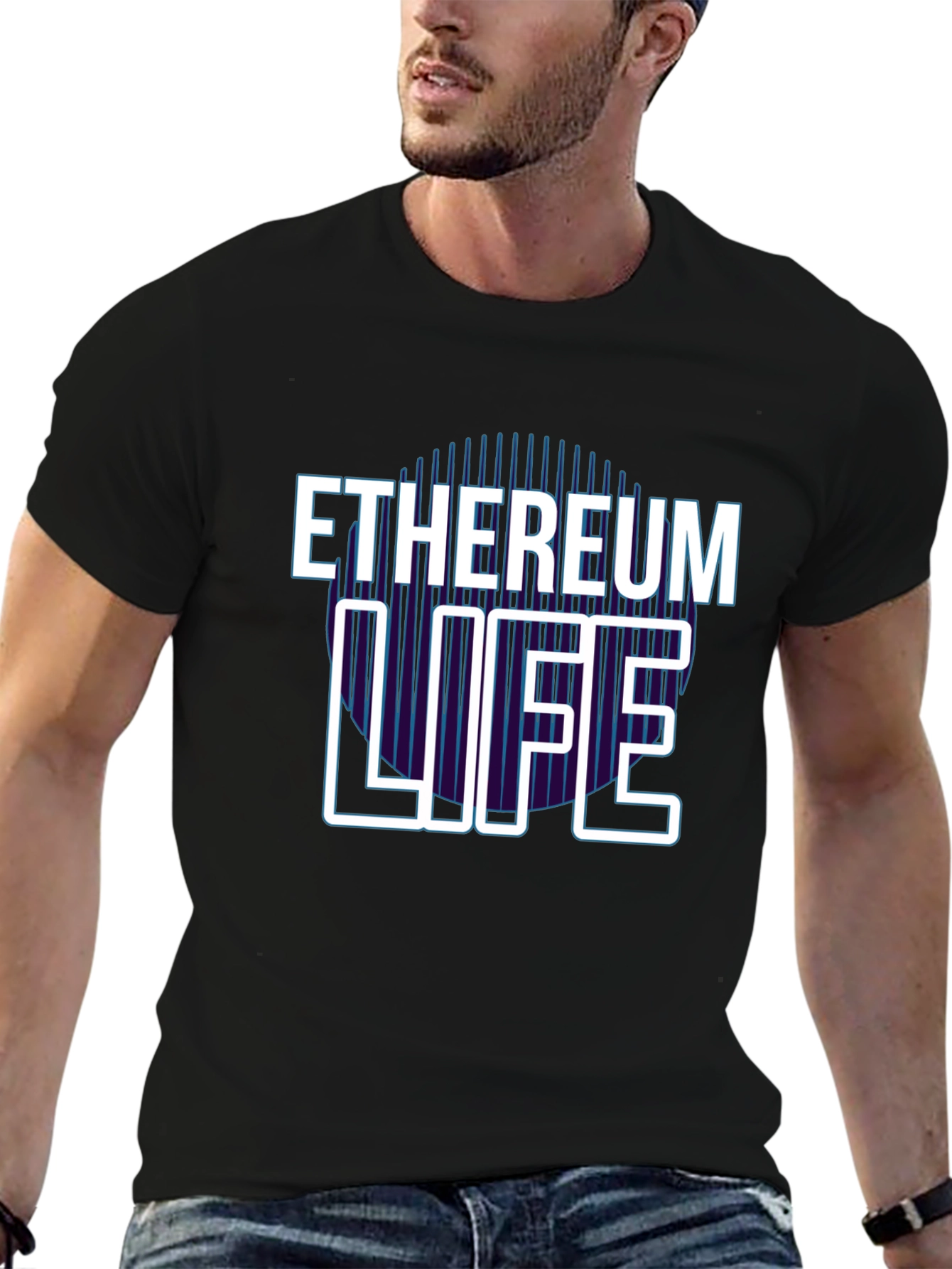 Ethereum Life Graphic Tee - Crypto Enthusiast T-Shirt