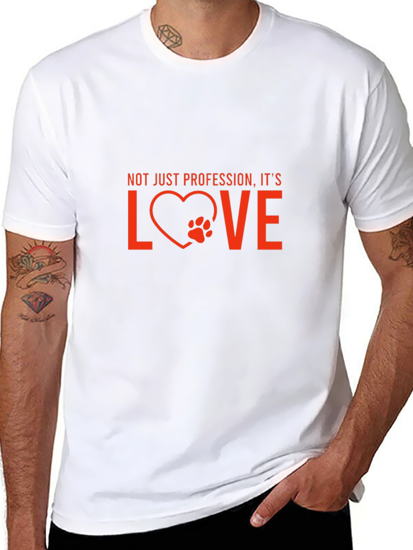 Vet Tech Love T-Shirt - Not Just Profession