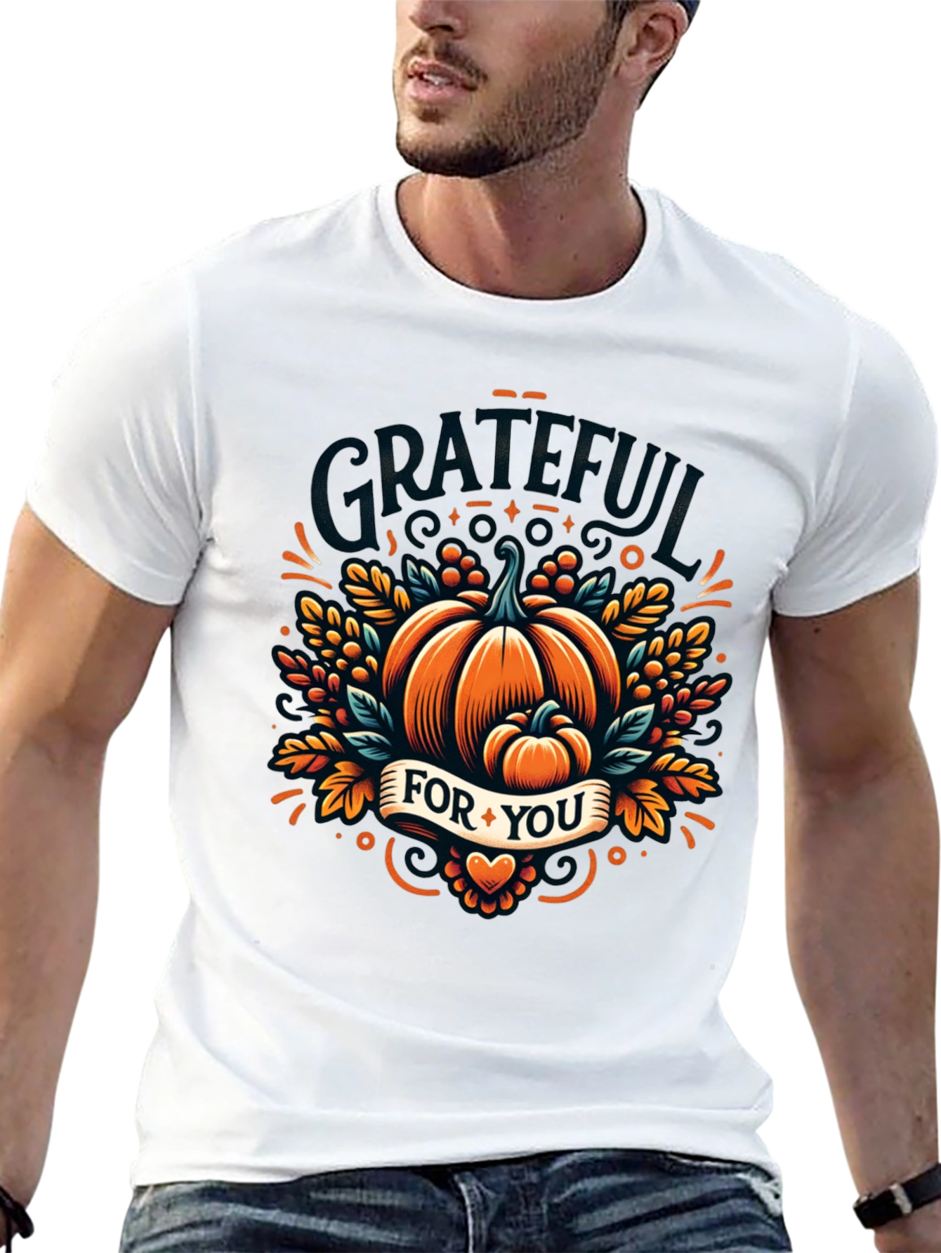 Grateful For You Thanksgiving T-Shirt