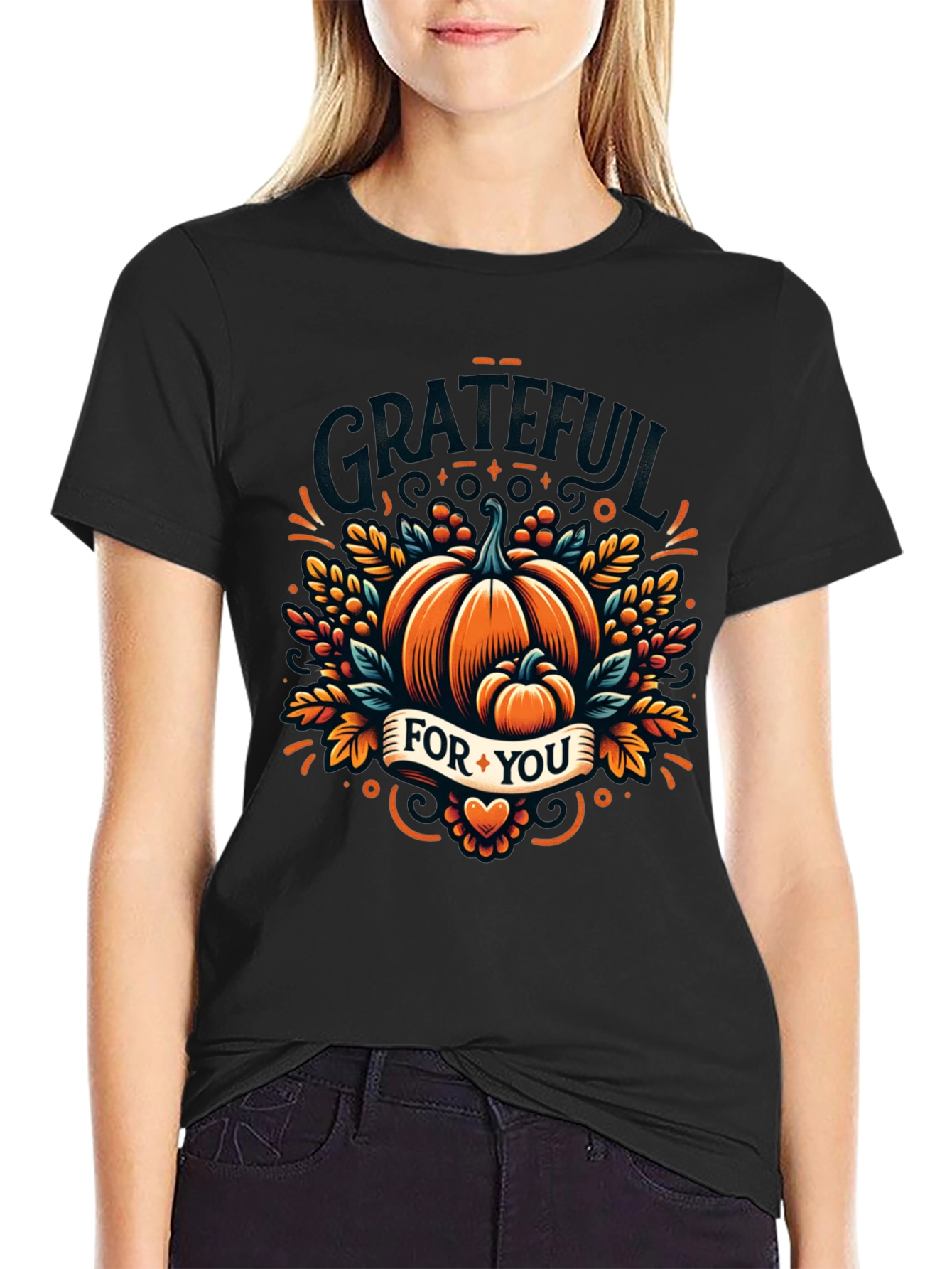Grateful For You Thanksgiving T-Shirt