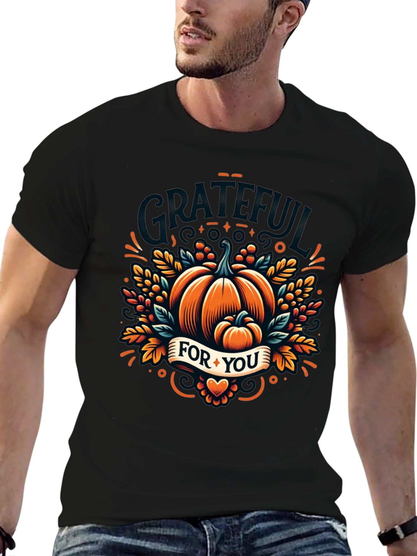 Grateful For You Thanksgiving T-Shirt
