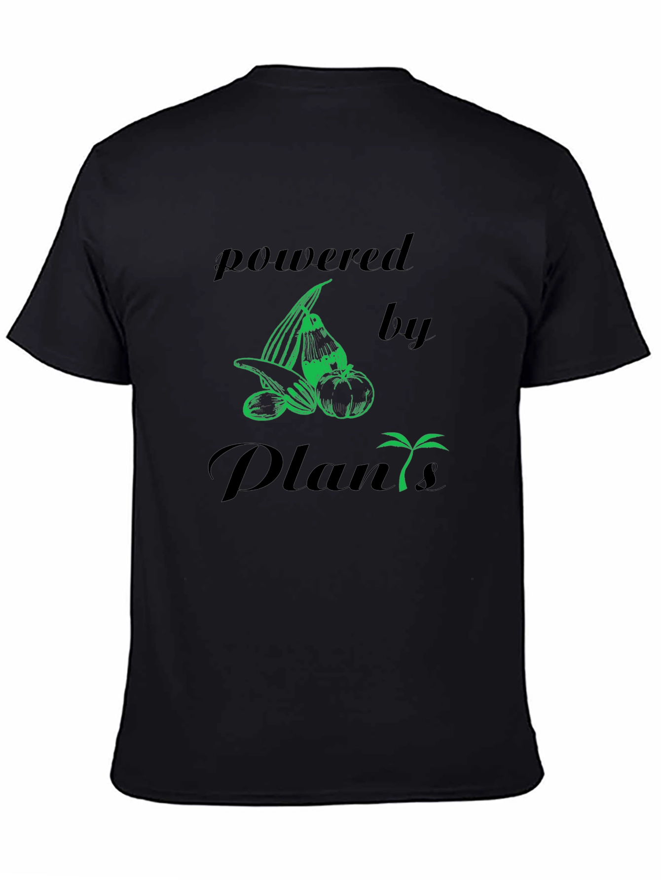 Powered By Plants Vegan Graphic T-Shirt