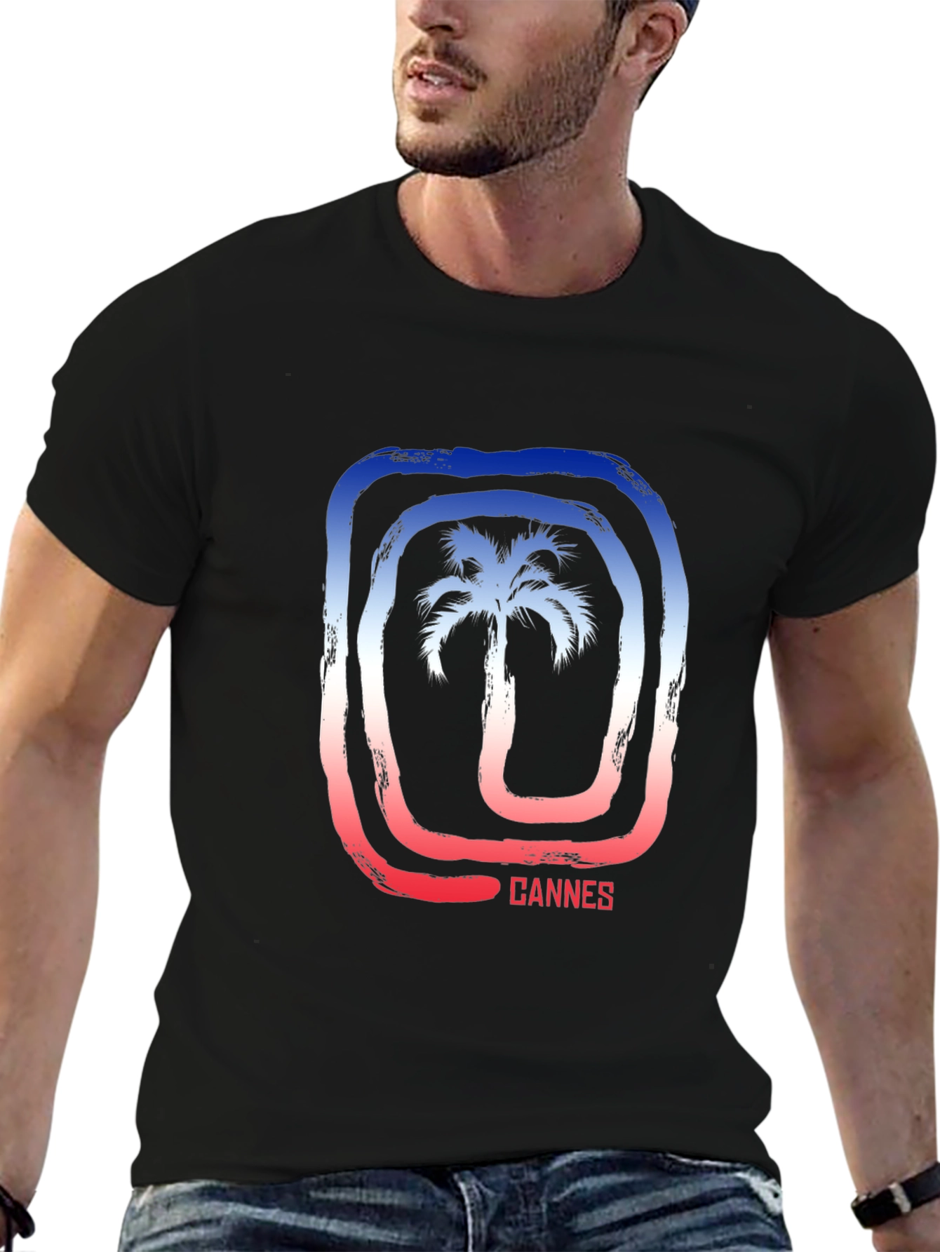 Cannes Palm Tree T-Shirt