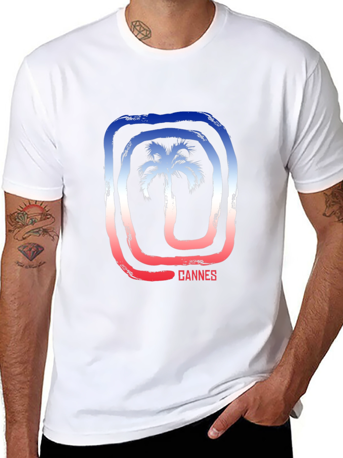 Cannes Palm Tree T-Shirt