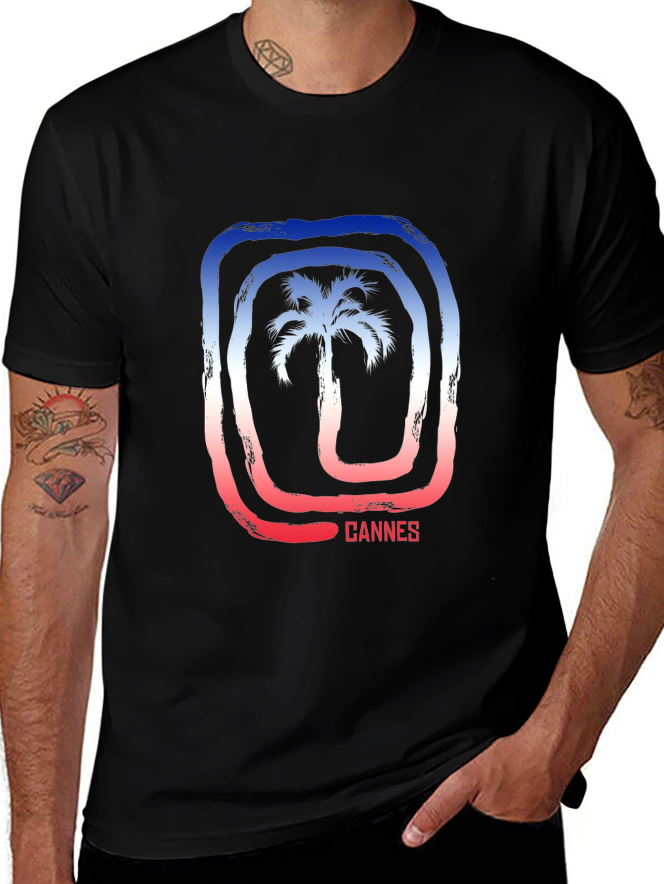 Cannes Palm Tree T-Shirt