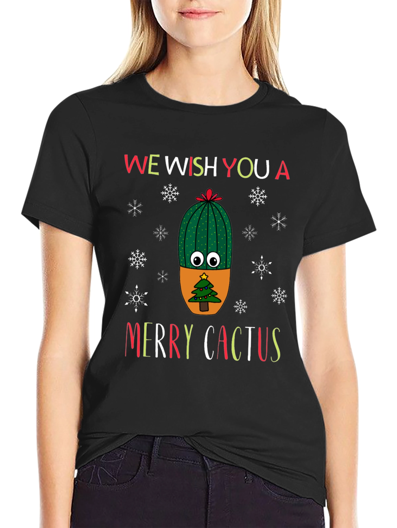Merry Cactus Holiday T-Shirt
