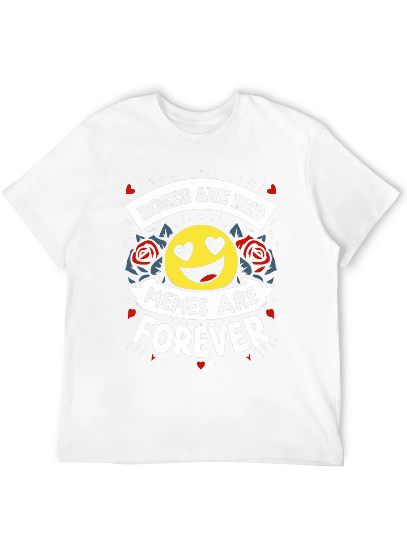 Roses Are Red Memes Are Forever Black Tee