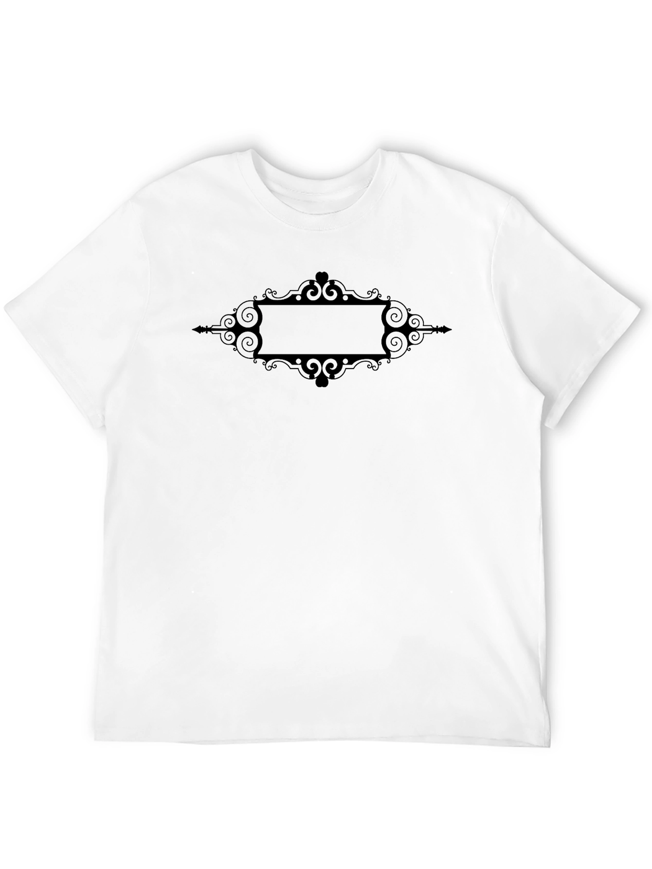 Elegant Black Graphic Tee