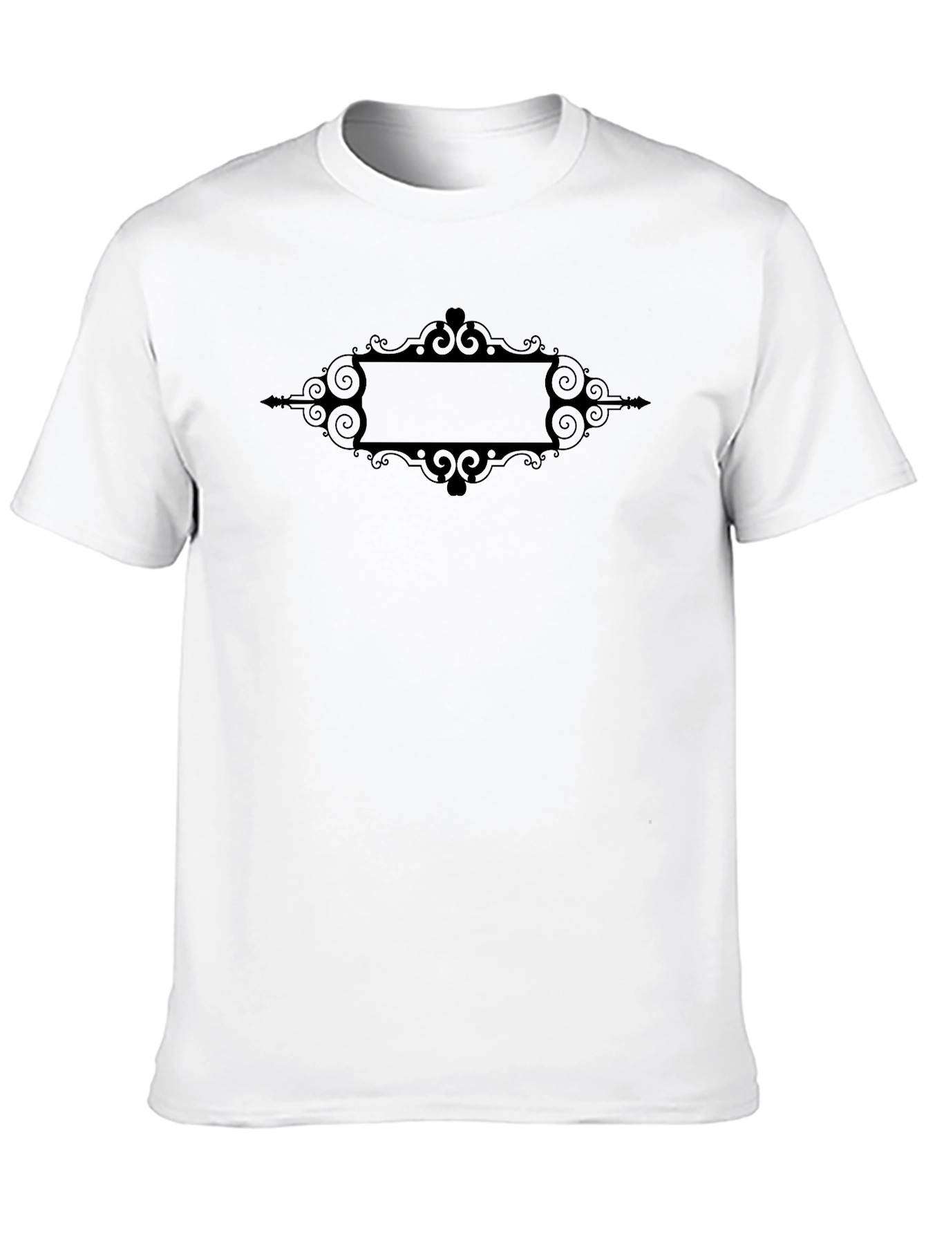Elegant Black Graphic Tee