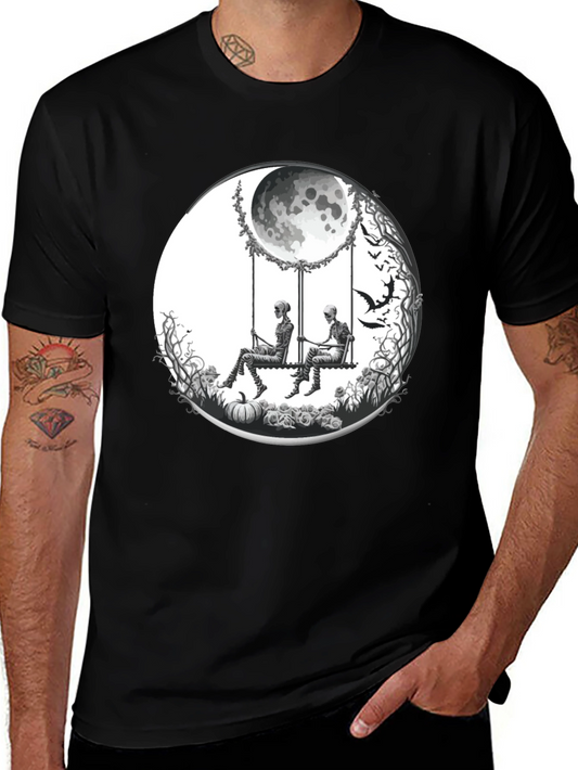 Halloween Skeleton Swing T-Shirt