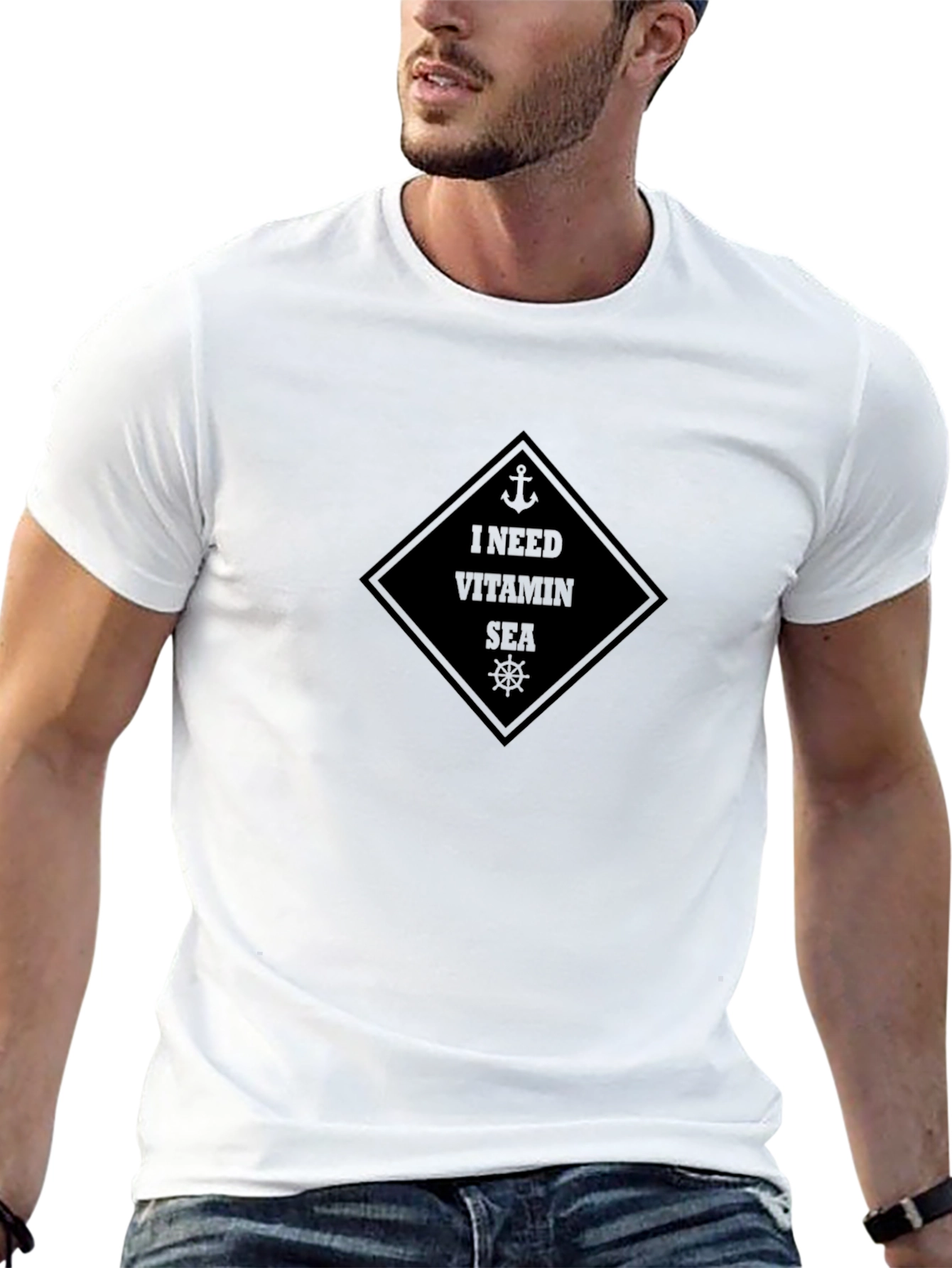 Vitamin Sea Black T-Shirt