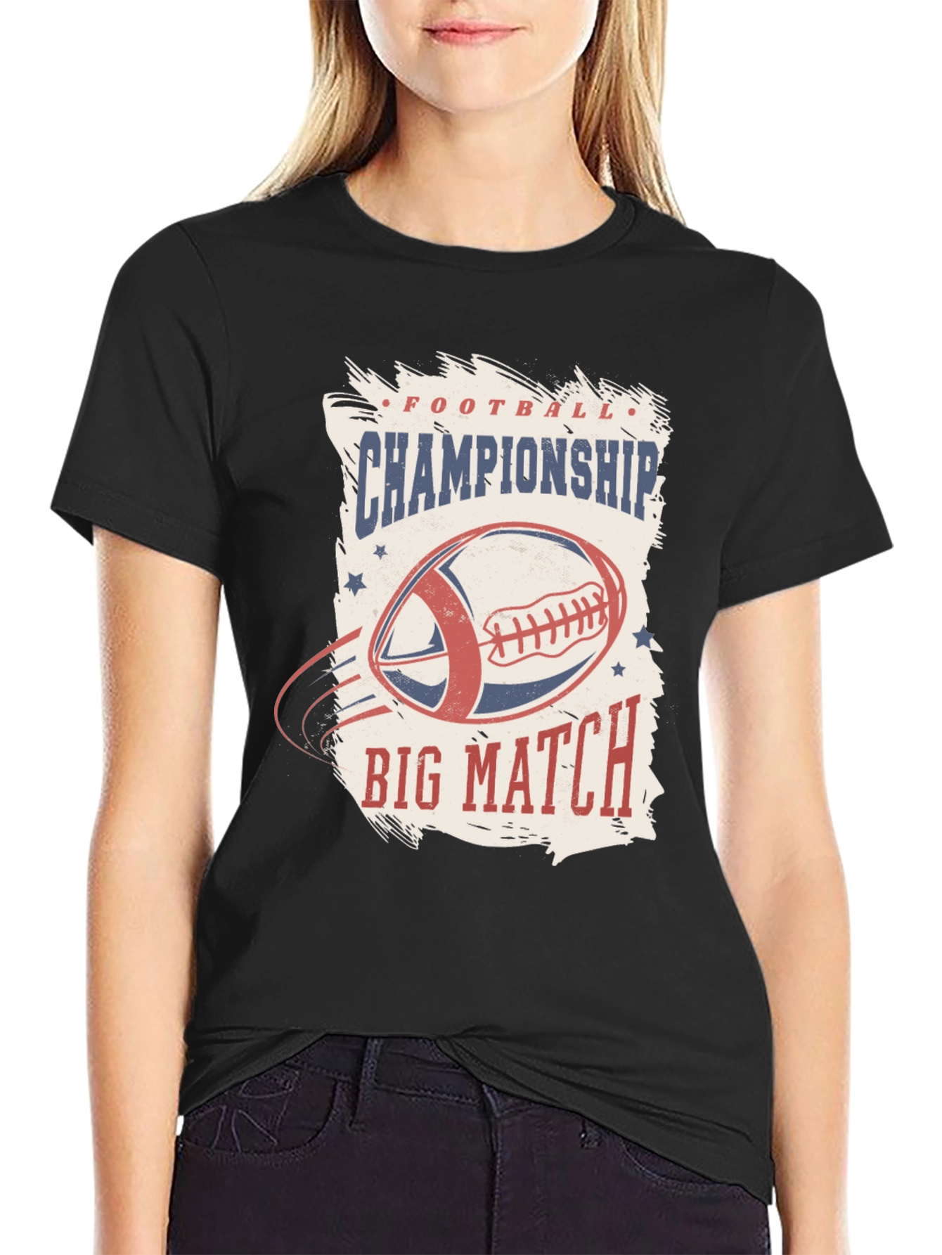 Football Championship Big Match Graphic Tee
