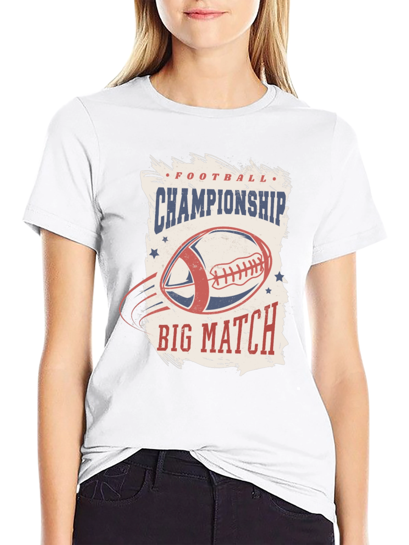 Football Championship Big Match Graphic Tee