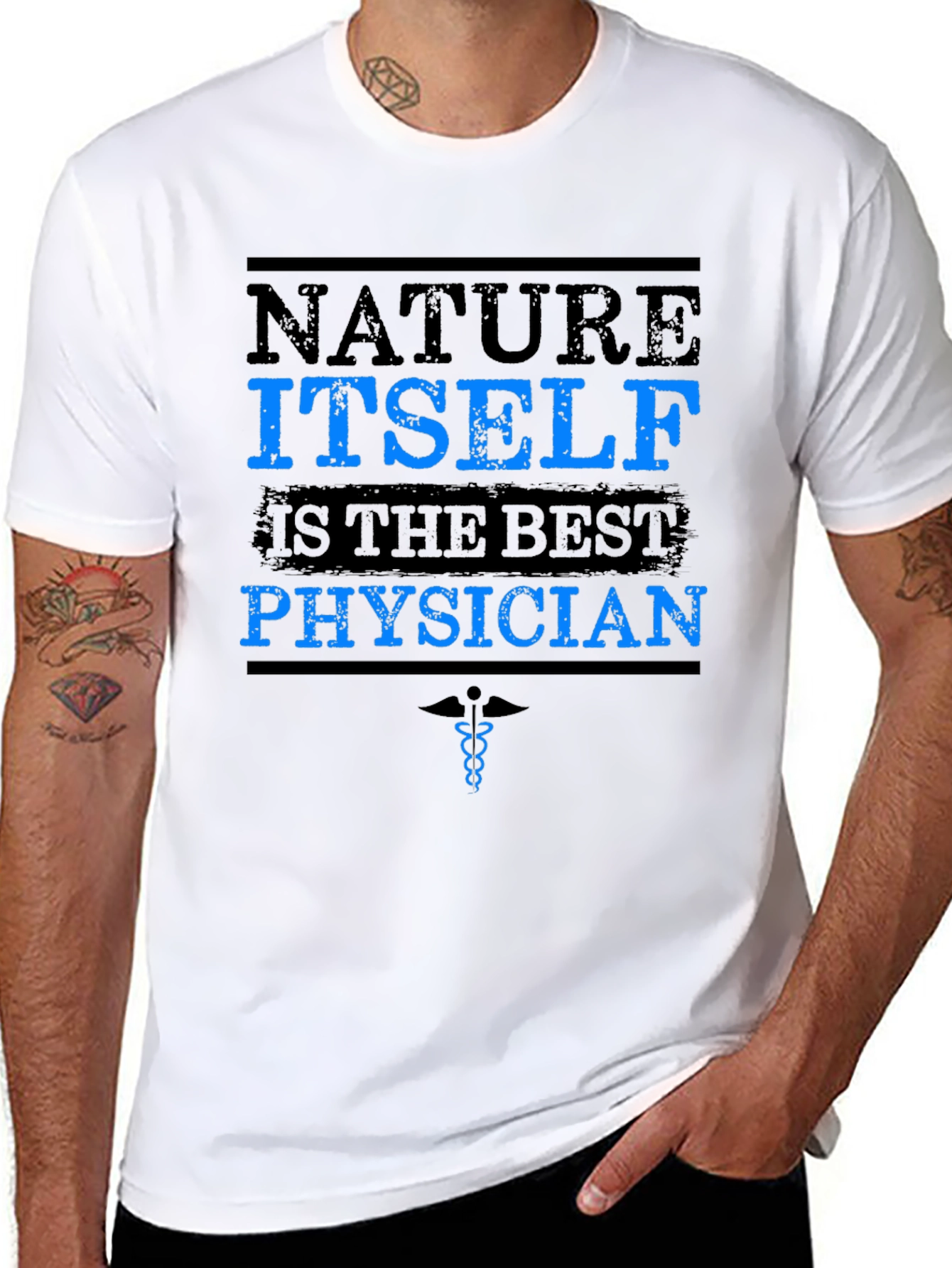 Nature Itself Physician T-Shirt - Black