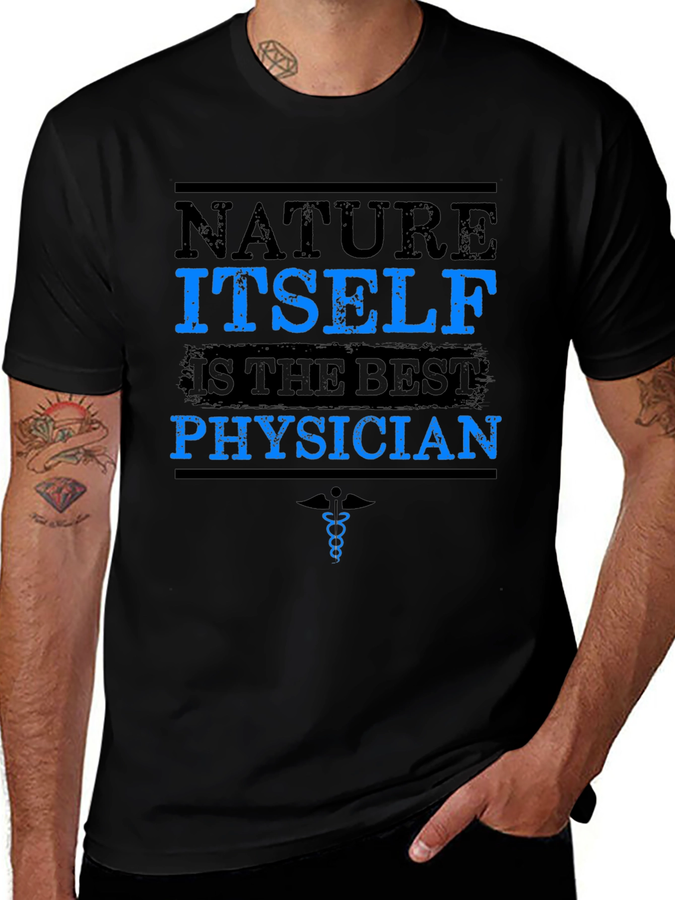 Nature Itself Physician T-Shirt - Black