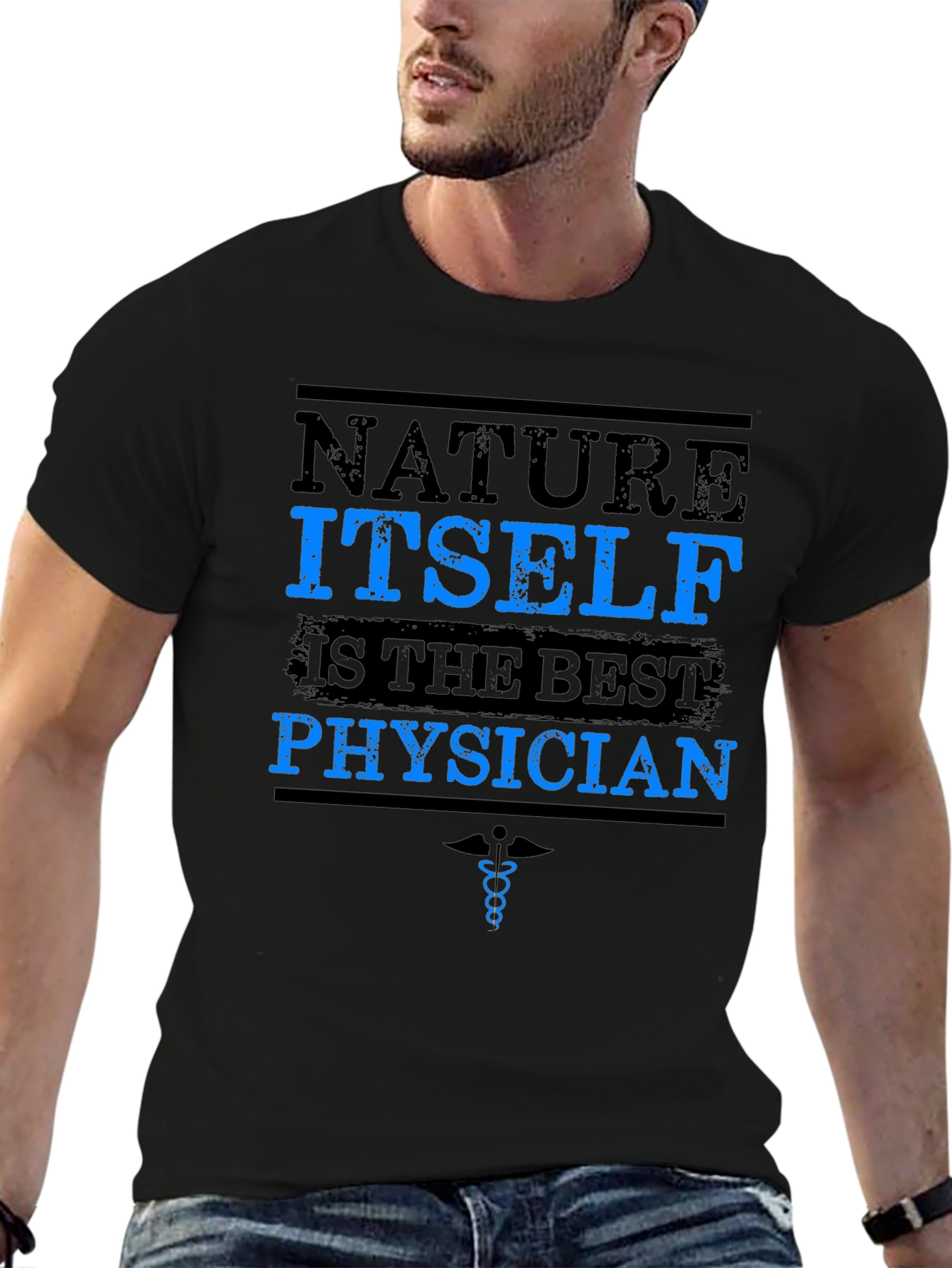 Nature Itself Physician T-Shirt - Black