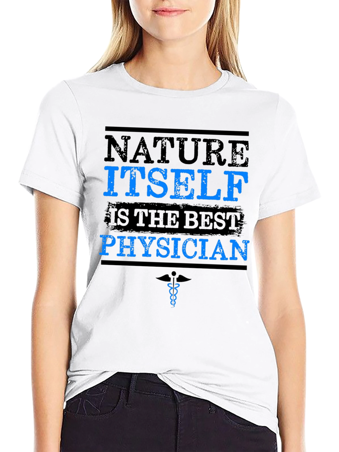 Nature Itself Physician T-Shirt - Black