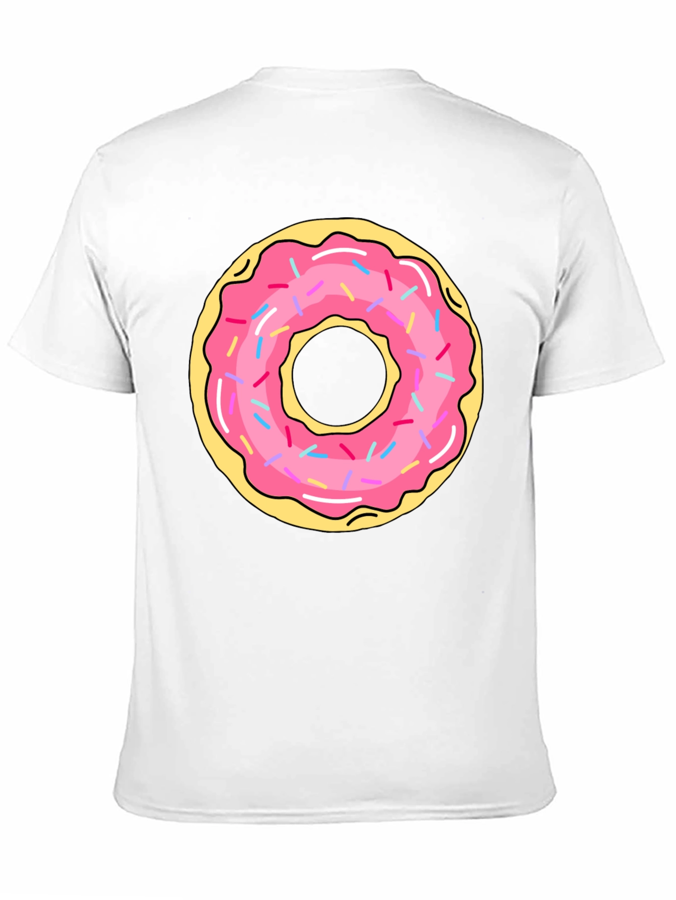 Donut Graphic Black T-Shirt