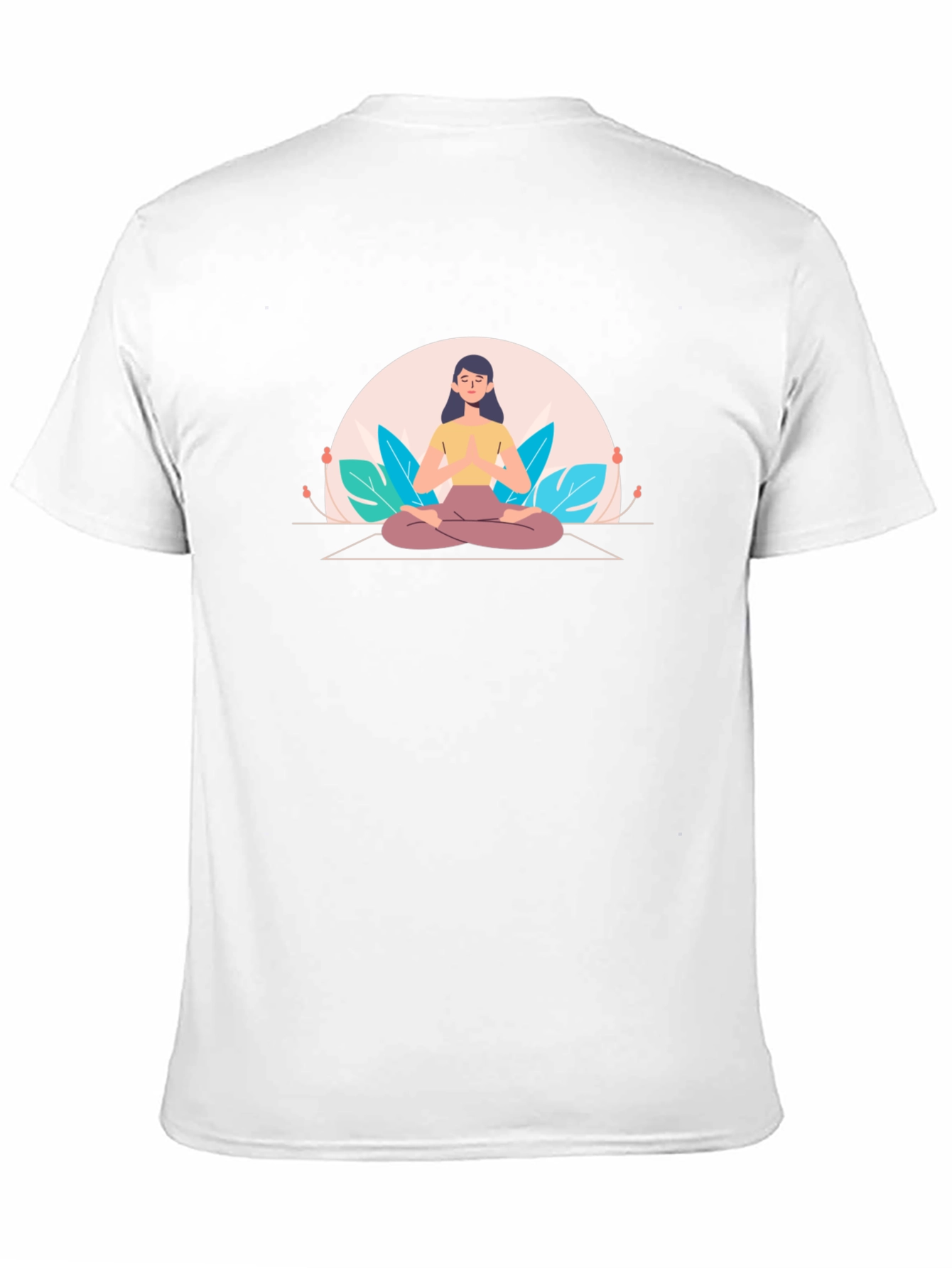 Zen Yoga Black Tee - Meditate in Style