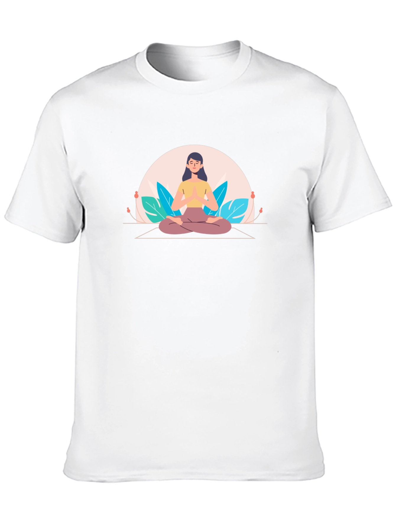 Zen Yoga Black Tee - Meditate in Style