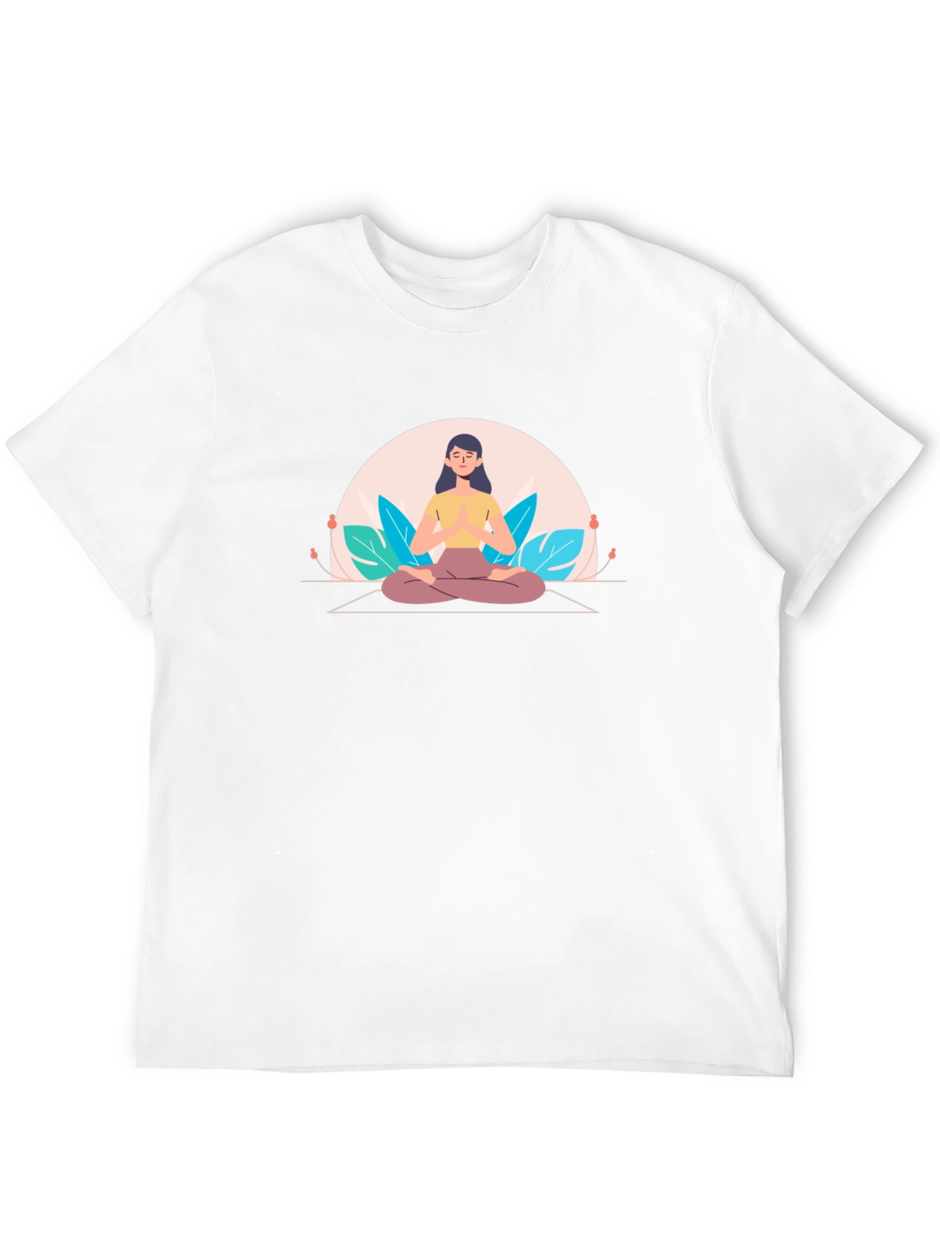 Zen Yoga Black Tee - Meditate in Style