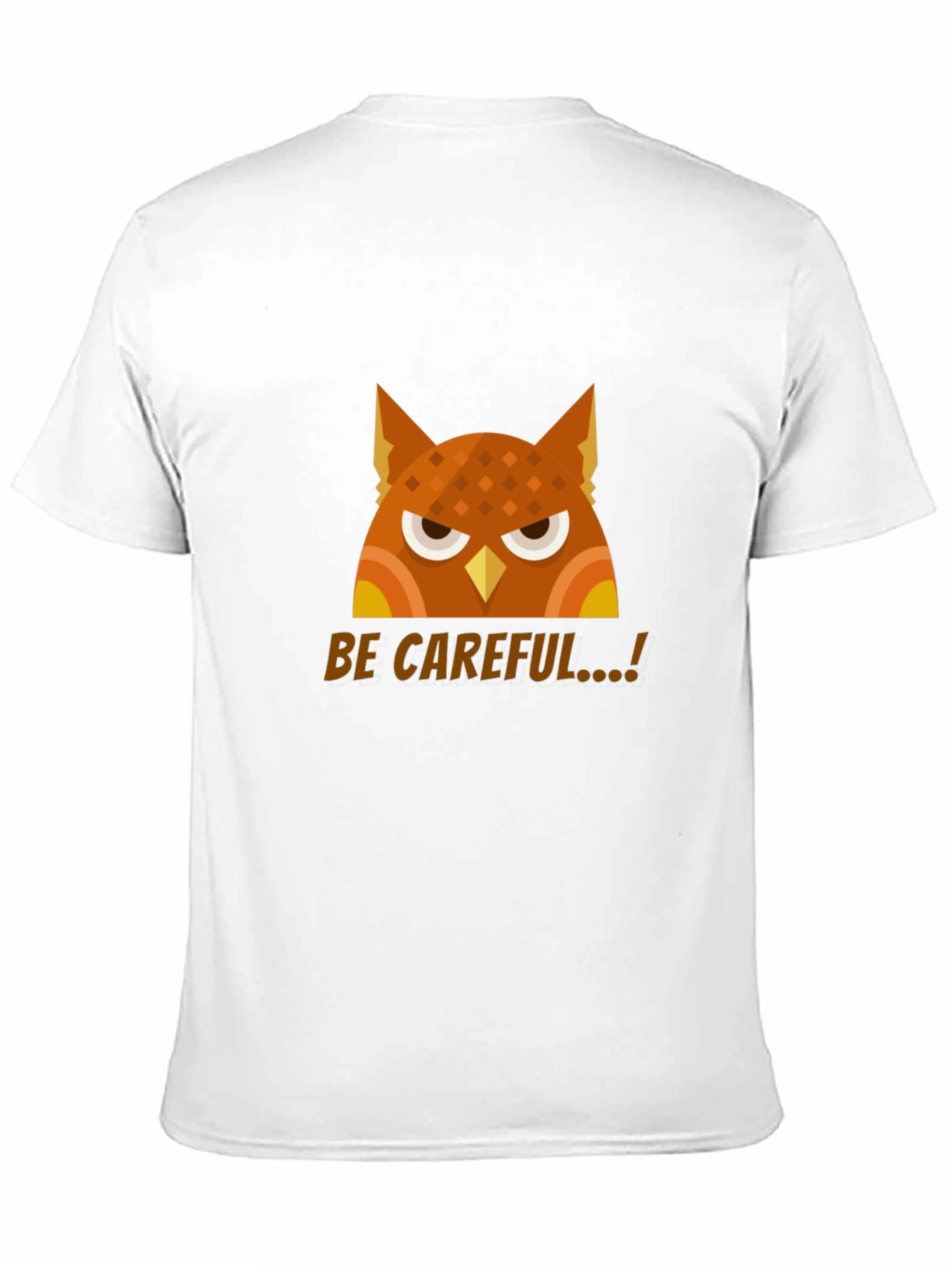 Beware Owl Graphic Tee - Premium Cotton Comfort