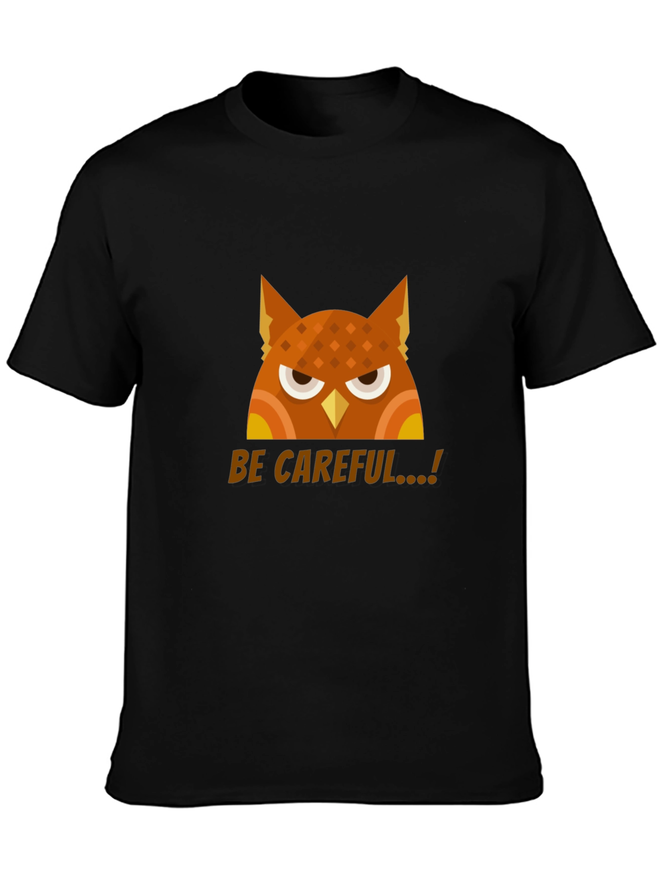 Beware Owl Graphic Tee - Premium Cotton Comfort
