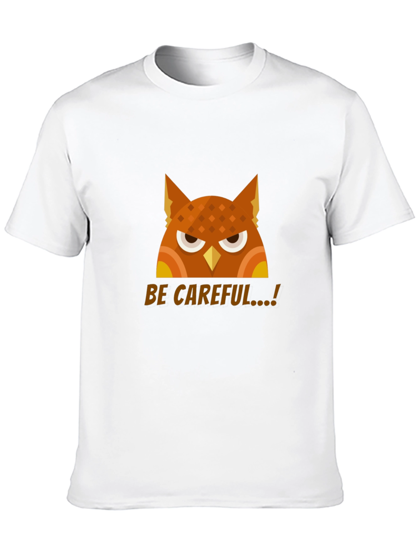 Beware Owl Graphic Tee - Premium Cotton Comfort