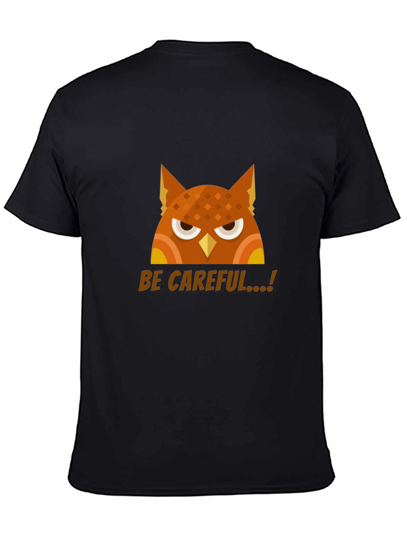 Beware Owl Graphic Tee - Premium Cotton Comfort