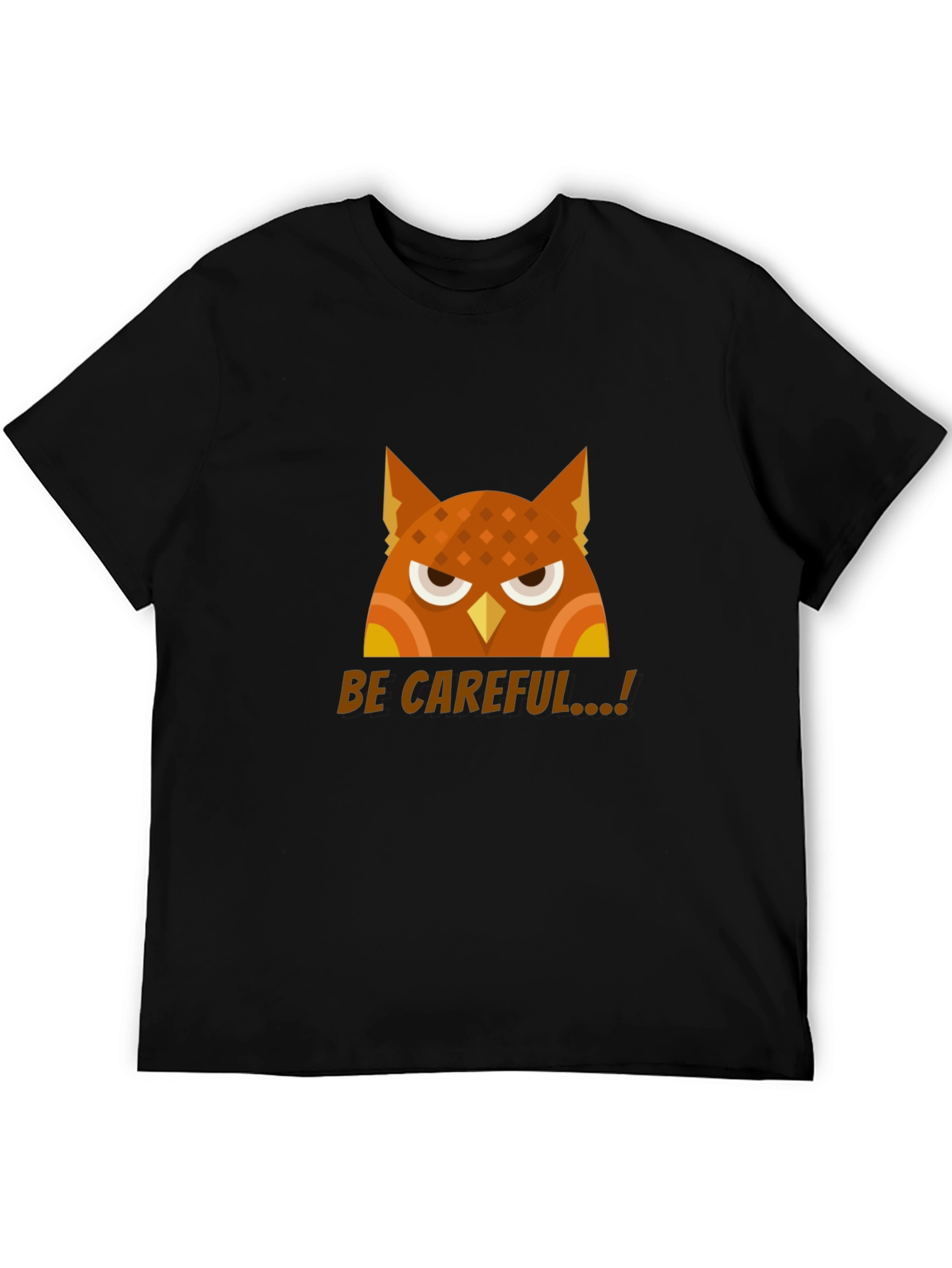 Beware Owl Graphic Tee - Premium Cotton Comfort