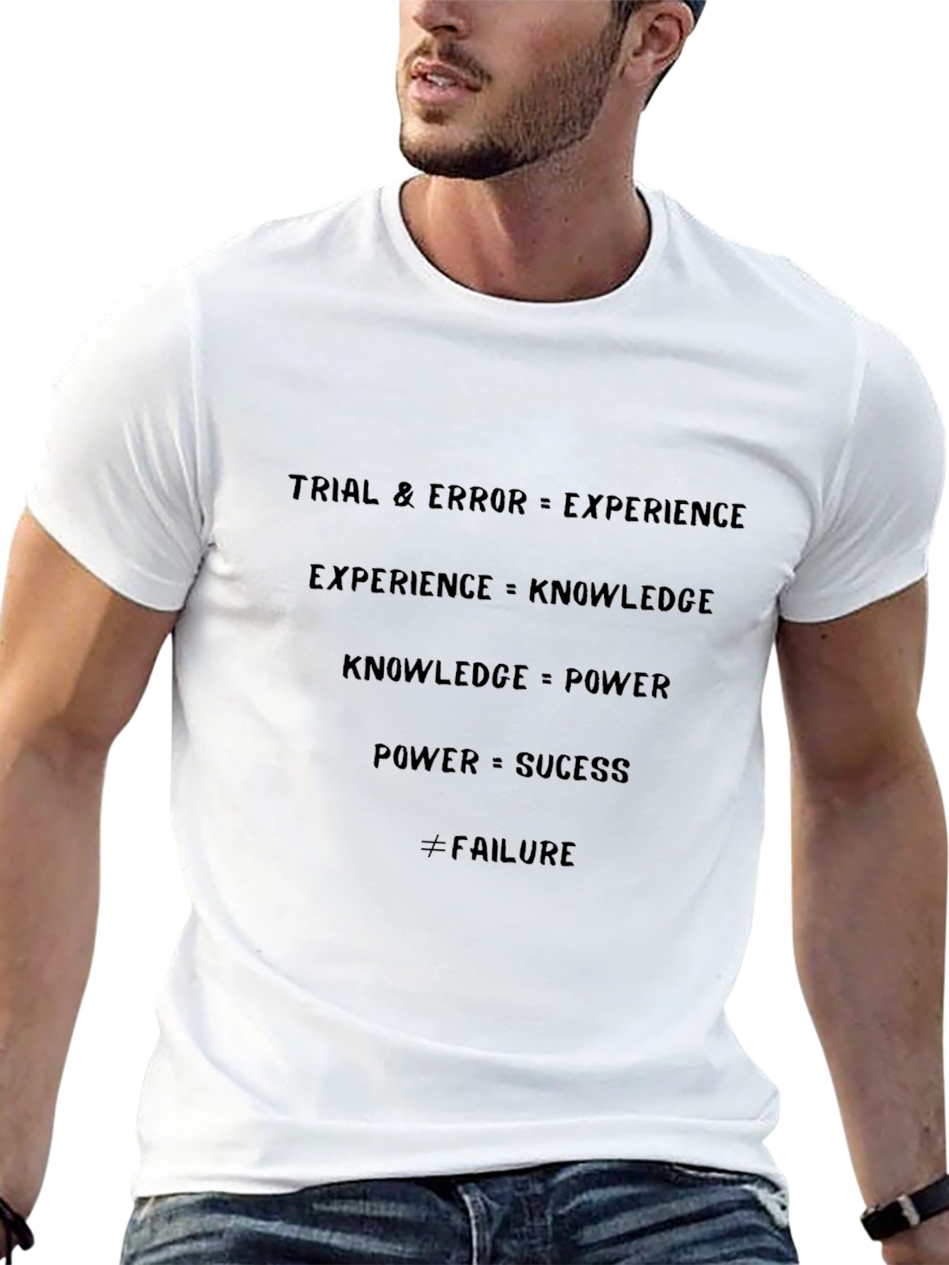Motivational Equation T-Shirt - Success Through Experience
