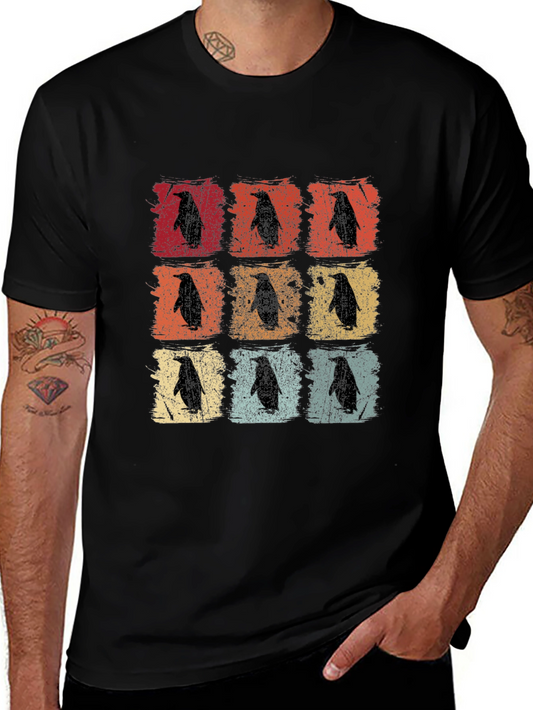 Retro Penguin T-Shirt - Vintage Style Graphic Tee