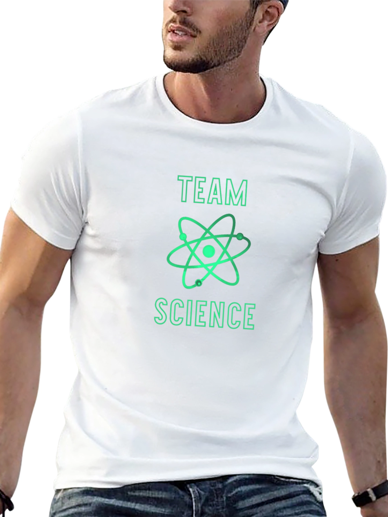 Team Science Graphic T-Shirt - Black