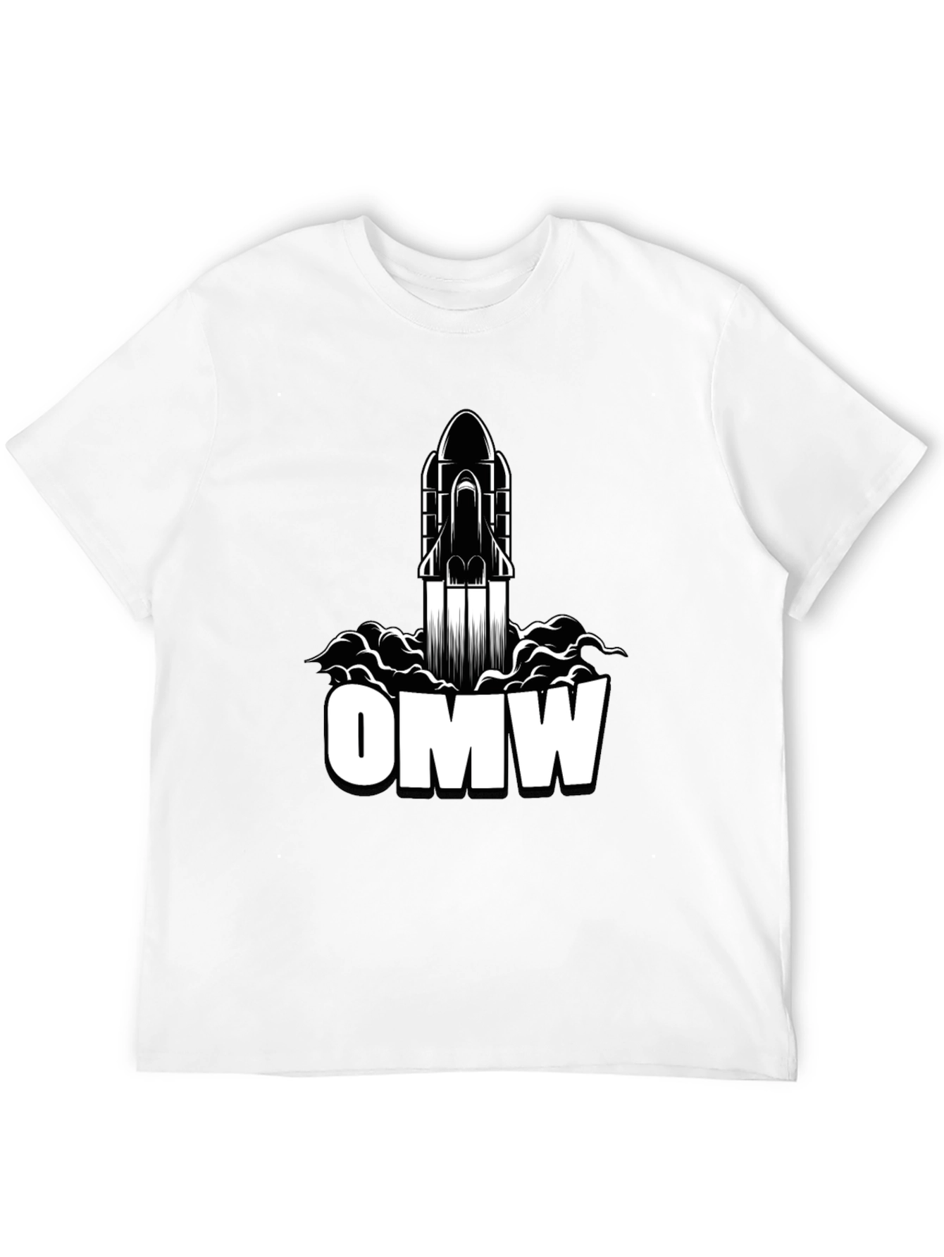 OMW Rocket Graphic Tee - Ready for Launch!