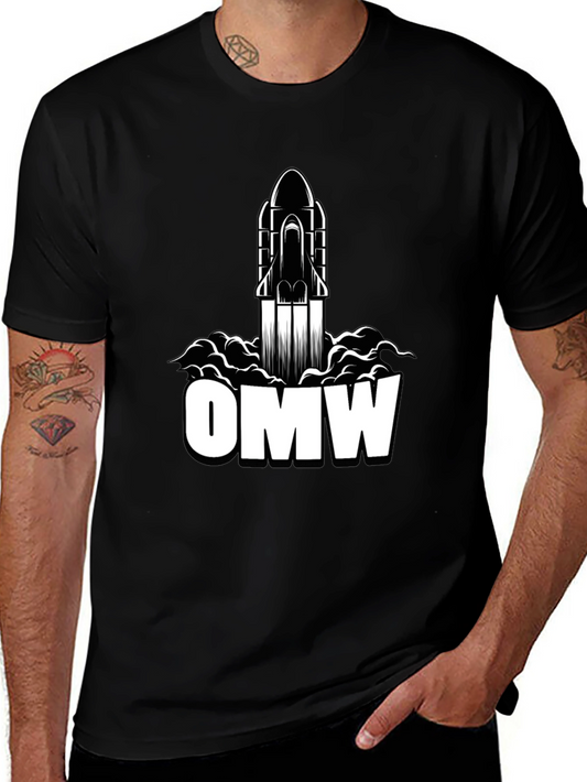 OMW Rocket Graphic Tee - Ready for Launch!