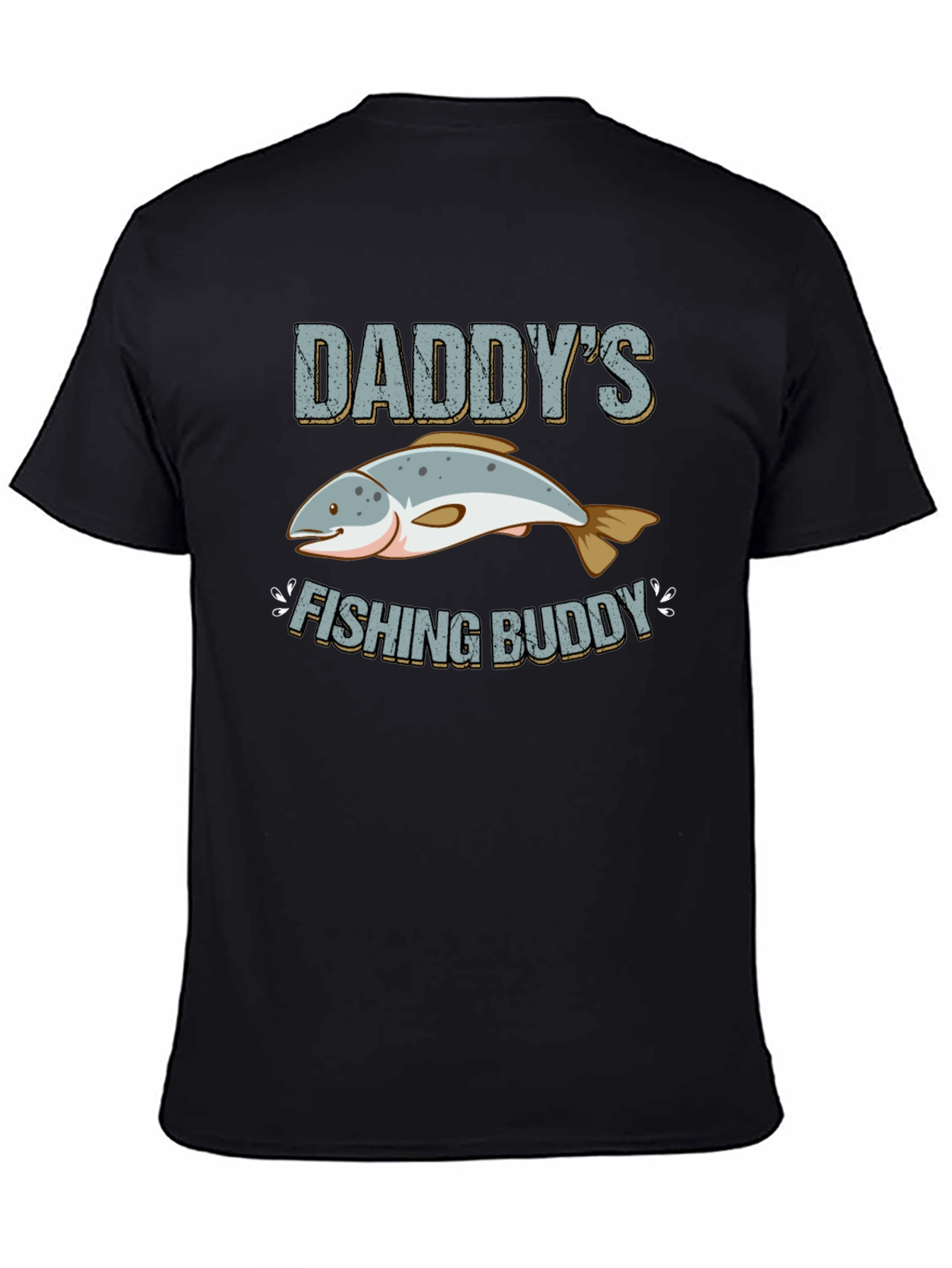 Daddys Fishing Buddy Graphic T-Shirt