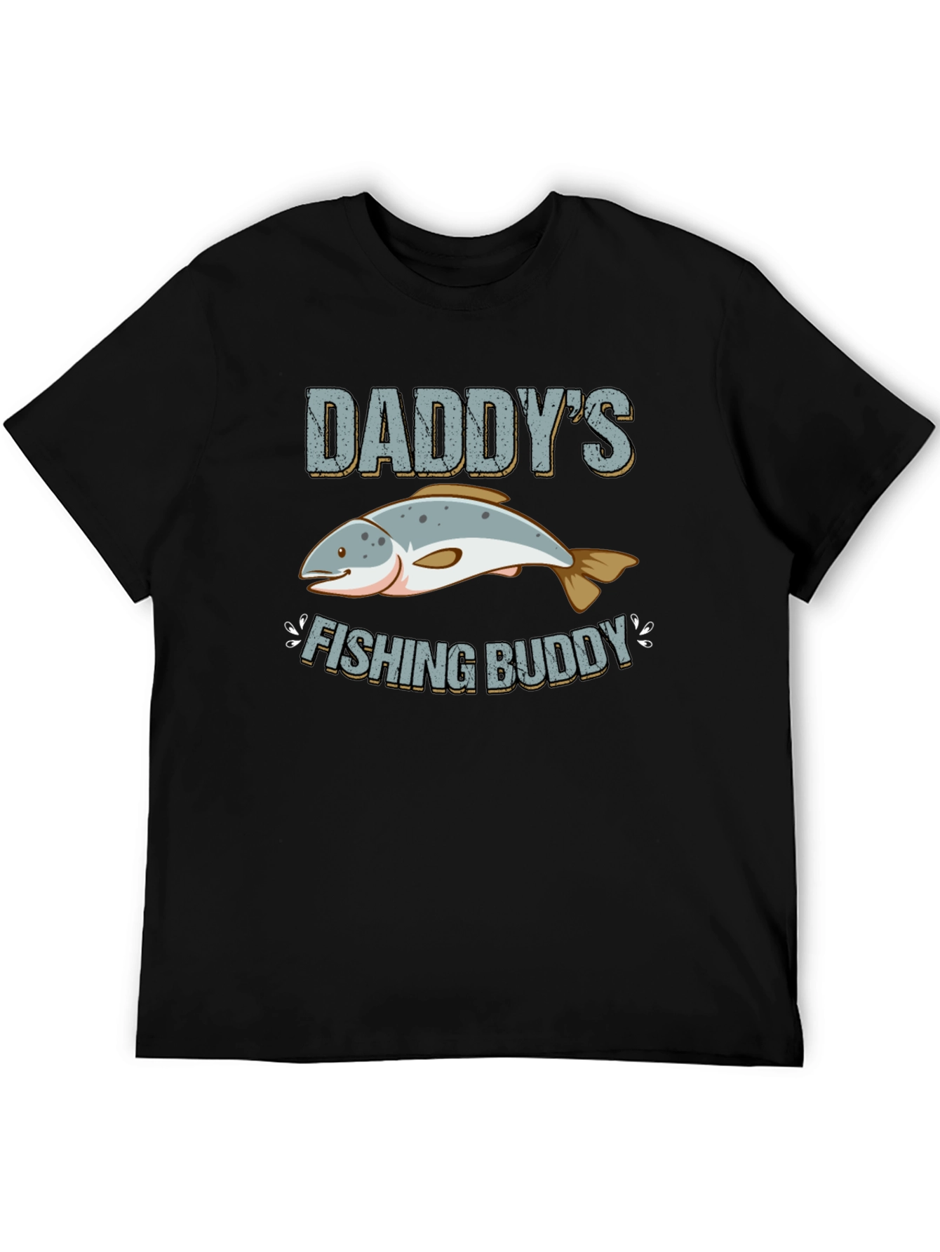 Daddys Fishing Buddy Graphic T-Shirt