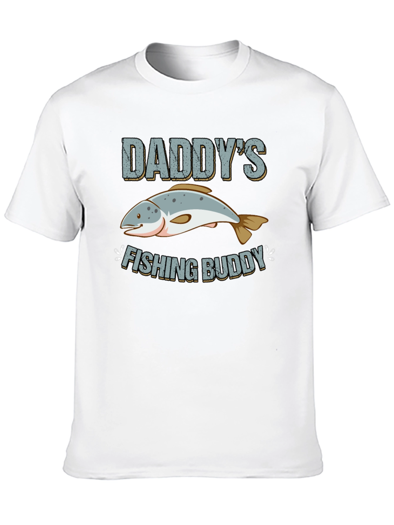 Daddys Fishing Buddy Graphic T-Shirt