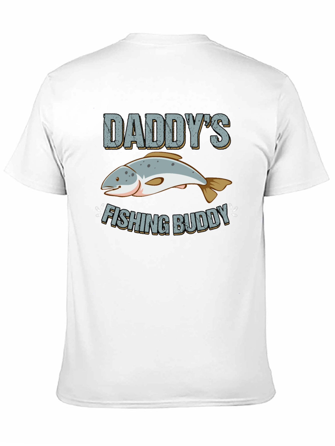 Daddys Fishing Buddy Graphic T-Shirt