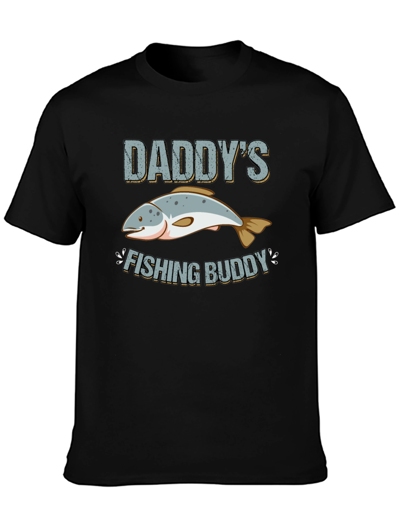 Daddys Fishing Buddy Graphic T-Shirt