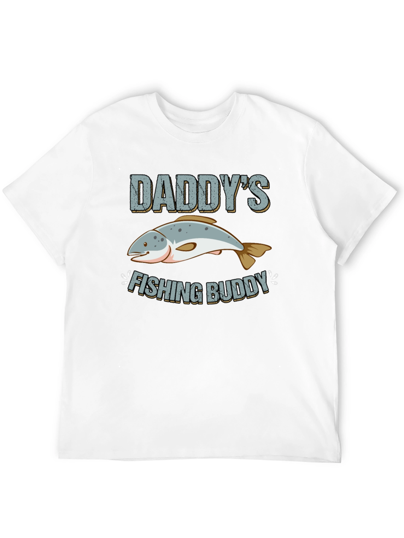 Daddys Fishing Buddy Graphic T-Shirt