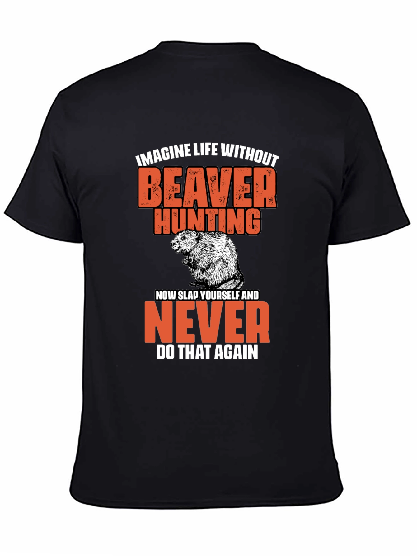 Beaver Hunting Graphic T-Shirt