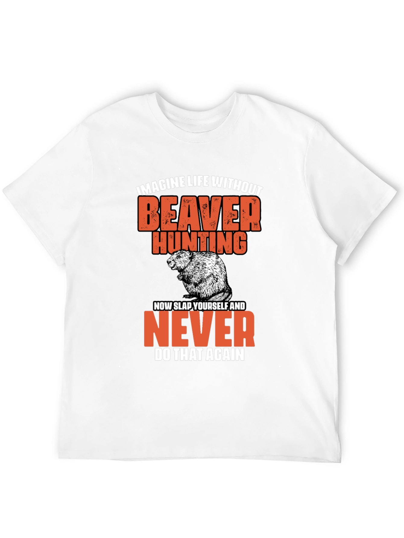 Beaver Hunting Graphic T-Shirt