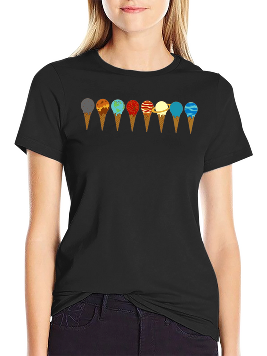 Planetary Ice Cream T-Shirt - Space & Science Tee