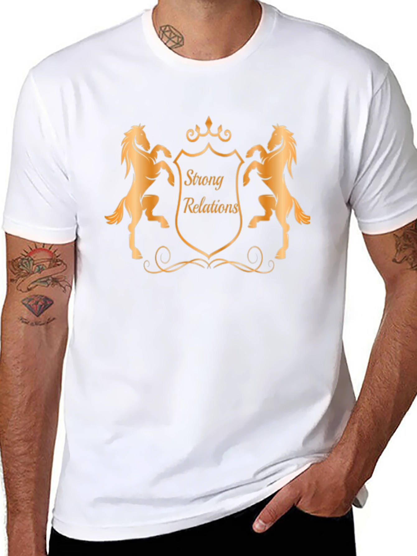 Strong Relations Graphic Tee - Black
