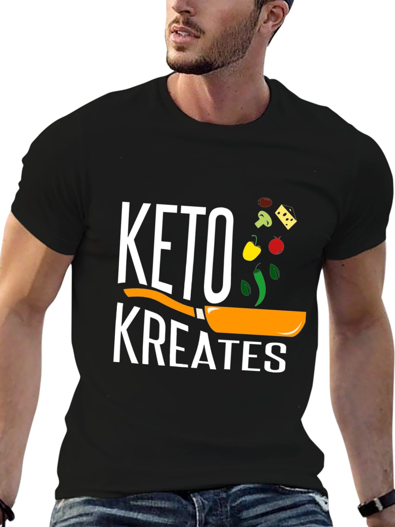 Keto Kreates Graphic T-Shirt - Black