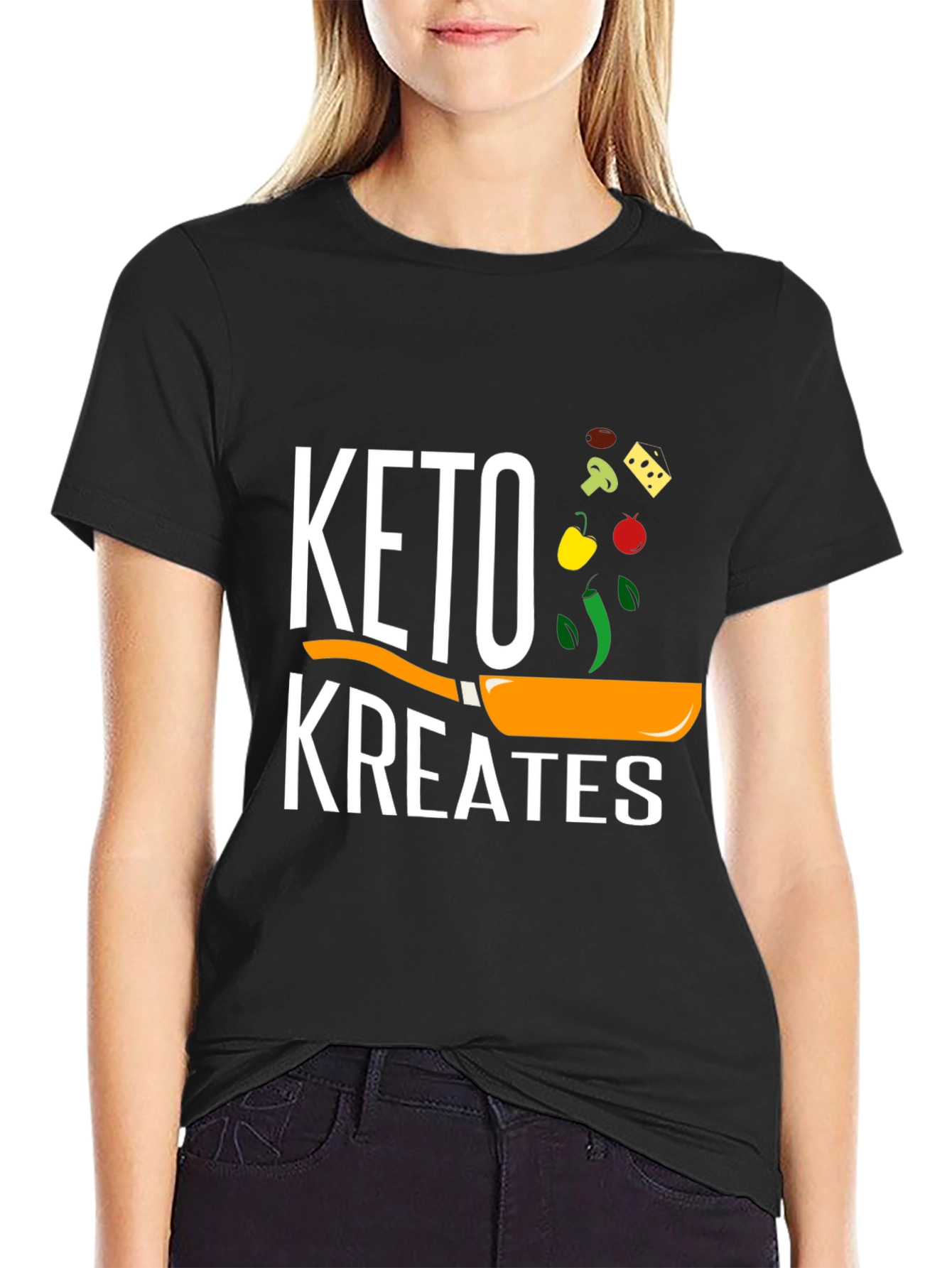 Keto Kreates Graphic T-Shirt - Black
