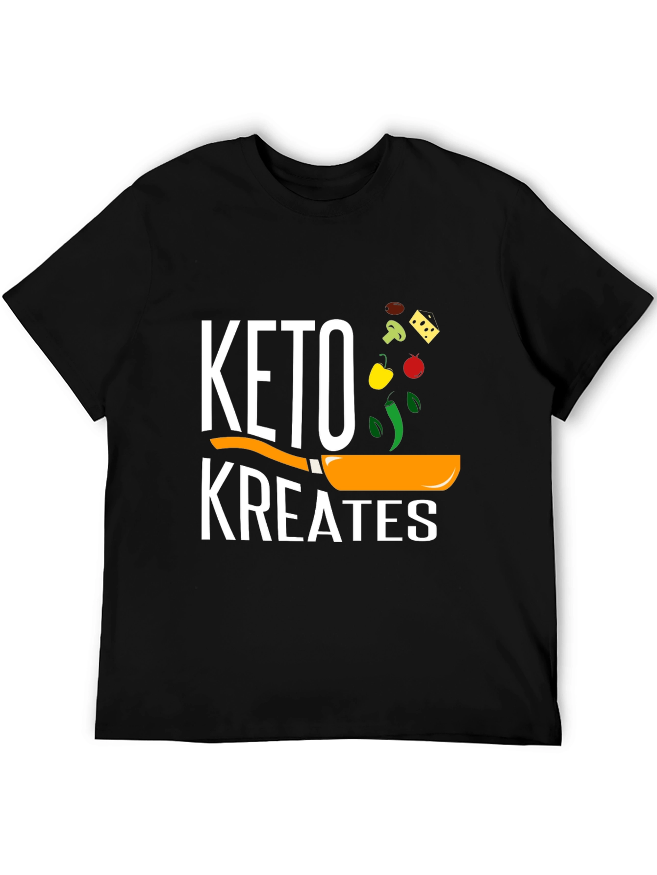 Keto Kreates Graphic T-Shirt - Black