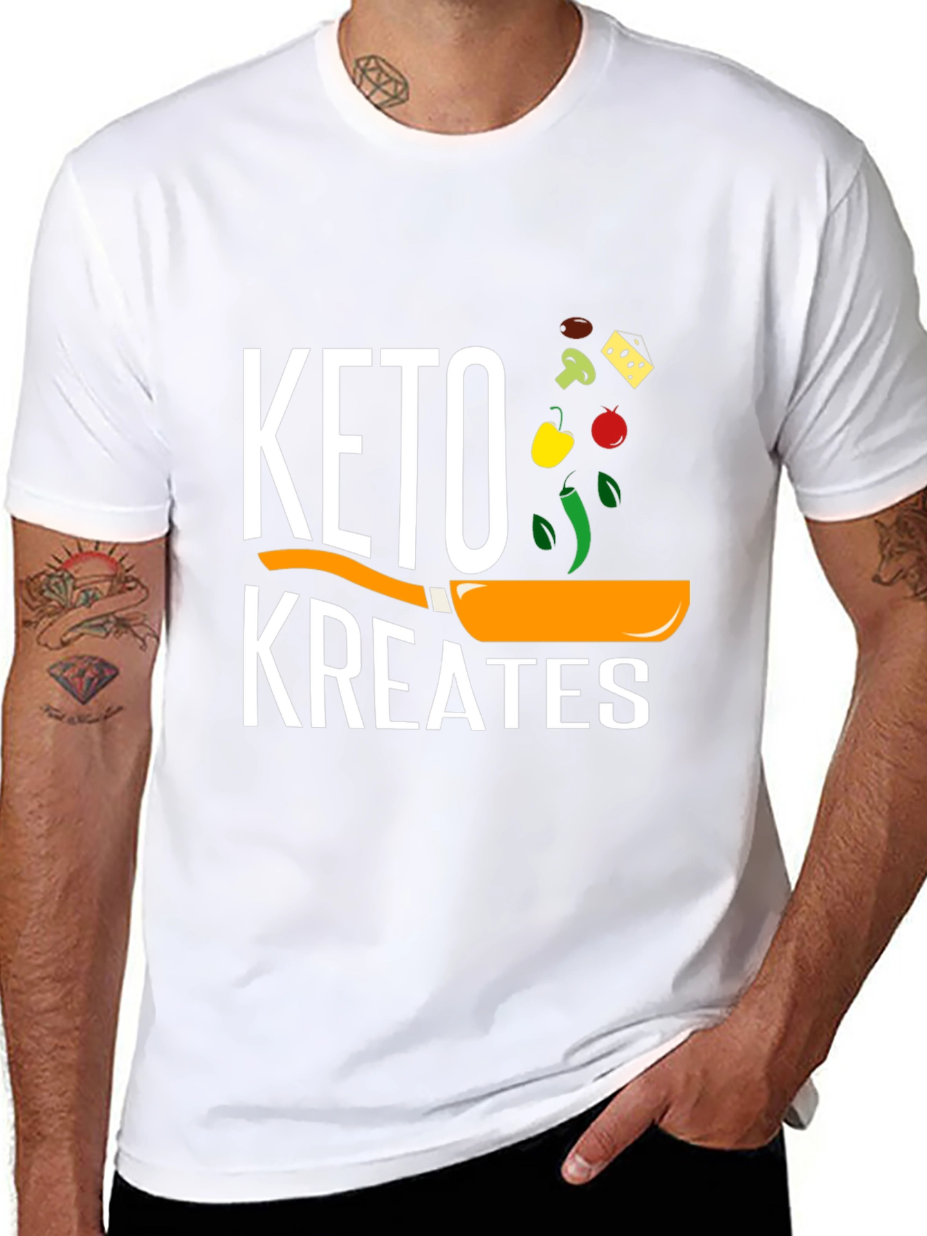 Keto Kreates Graphic T-Shirt - Black