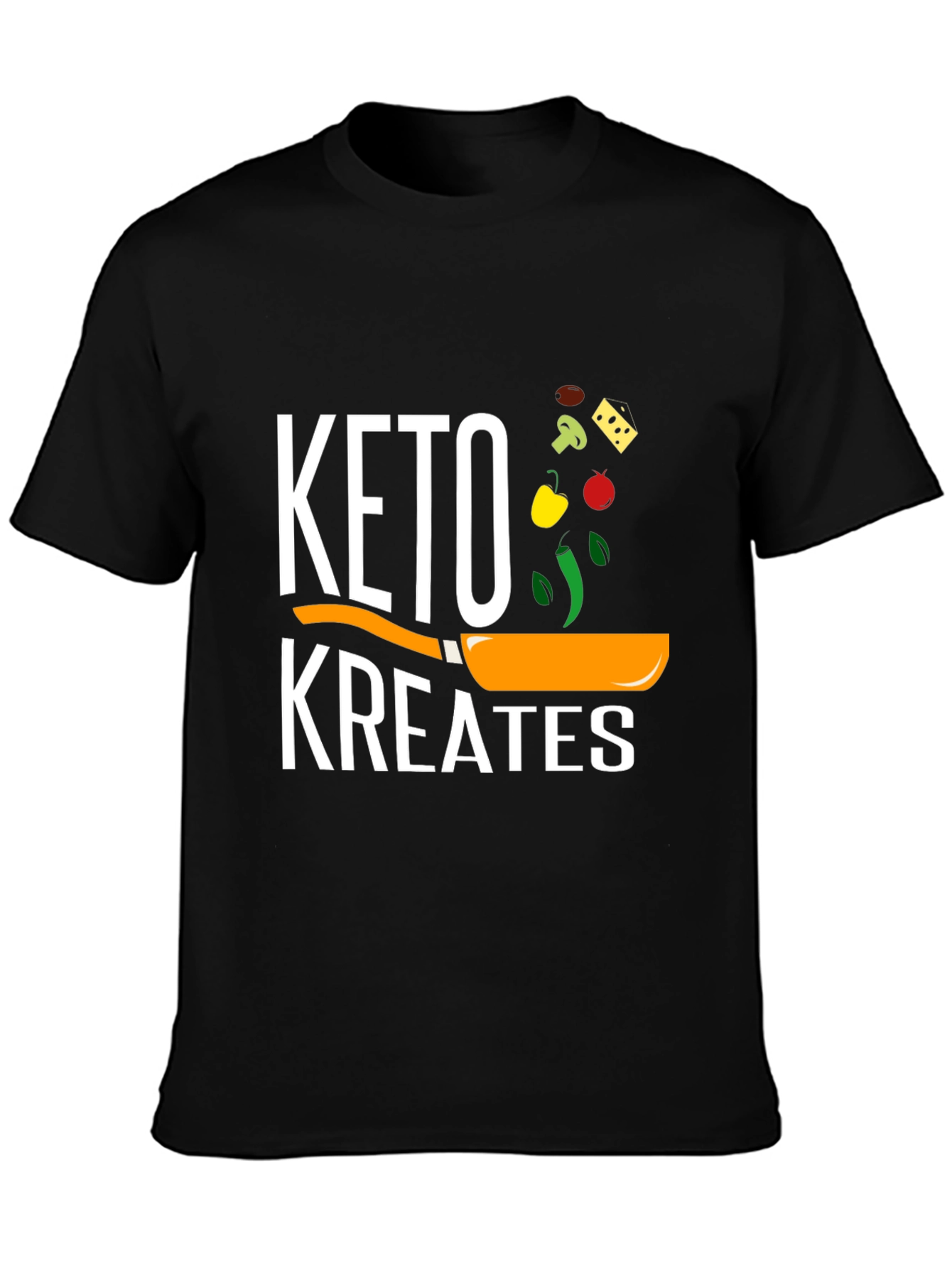 Keto Kreates Graphic T-Shirt - Black